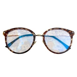 Sojos Tortoise Shell Round Glasses frames